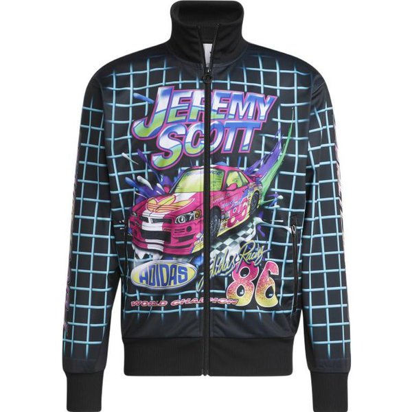 Chaquetas Adidas Originals Jeremy Scott Unisex Negro Solapa Moderado Otro L Gray-image