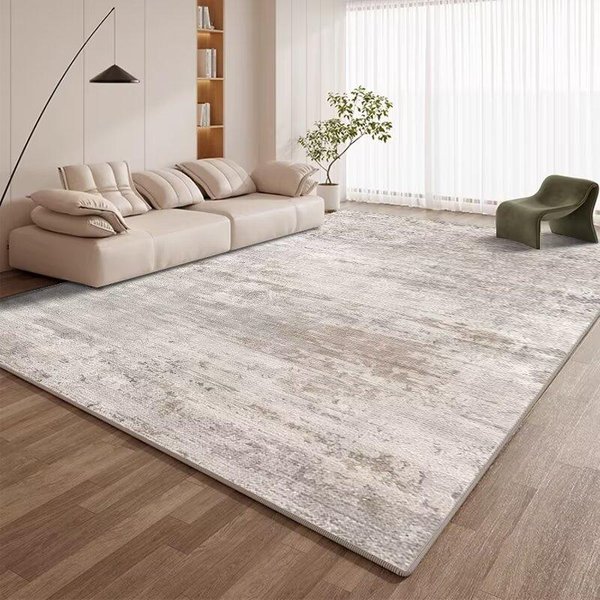 Alfombra NóRdica Abstracta Para DecoracióN De SalóN Hogar Alfombra De ÁRea Grande 200X300 Dormitorio Mesitas De Noche Alfombra De Suelo Antideslizante Plegable 120*160Cm-image
