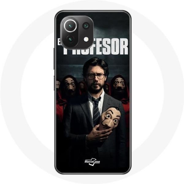 Funda - La Casa De Papel - Xiaomi Mi 11 Lite - Flexible - Negro - ProteccióN-image