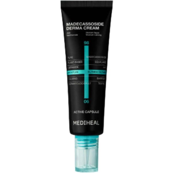 Mediheal Derma Krem Z Madekasozydem KojąCy & Naprawczy Do Blizn Krem NawilżAjąCy Black-image