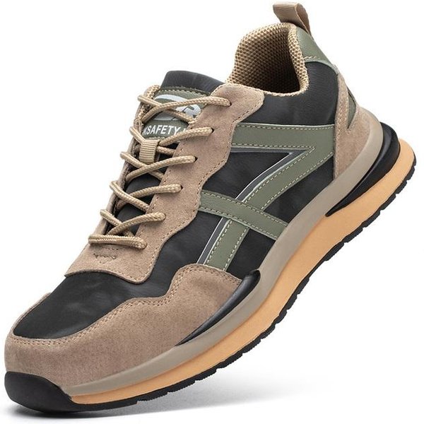Nuevas Zapatillas De Trabajo Para Hombre Botas De Seguridad Calzado De Trabajo Botas Con Puntera De Acero Indestructibles Impermeables Antipinchazos Calzado De Trabajo Para Hombre Size 44(Foot 27Cm)-image