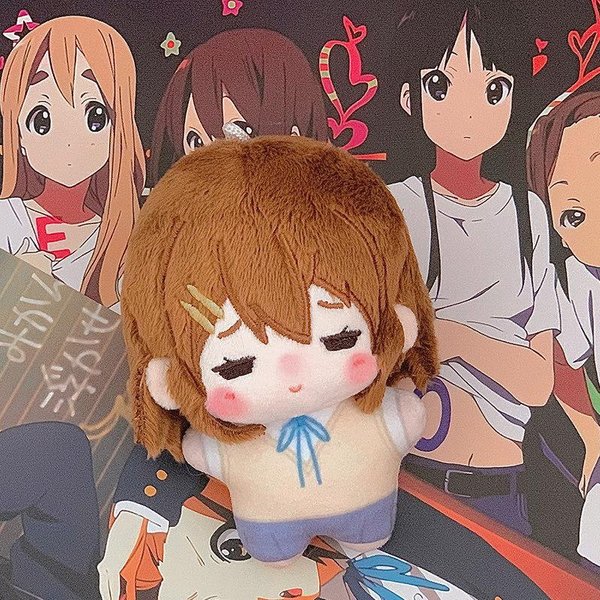 10Cm K-On! Pluszowe Zabawki BawełNiane Hirasawa Yui JapońSkie Anime Tainaka Ritsu BawełNiana Lalka Kawaii Zabawki Walentynkowy Prezent Urodzinowy Dla Dziewczynek 10Cm-image