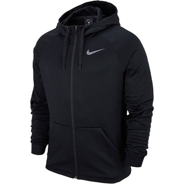 Chaqueta Con Capucha Nike Therma Con Cremallera Para Hombre Ropa De Abrigo Negro Oscuro AJ4451-010 S Black-image