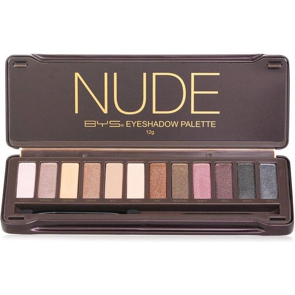 Paleta Cieni Do Powiek BYS (12X Cienie Do Powiek, 2X Aplikator) - Nagi 12G/0.42Oz Metals-image