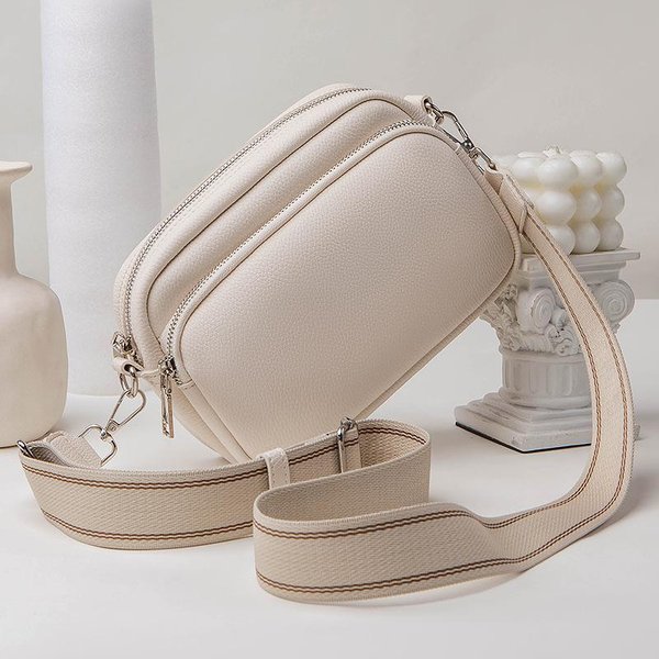 Nuevo Bolso Bandolera De Gran Capacidad Para Mujer, Bolso Cuadrado PequeñO De Un Solo Hombro. Gray-image