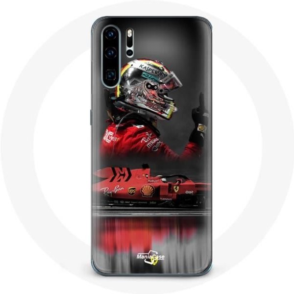 Funda - Maniacase - Samsung Galaxy P30 Pro - FóRmula 1 - Sebastian Vettel - Roja Rojo-image