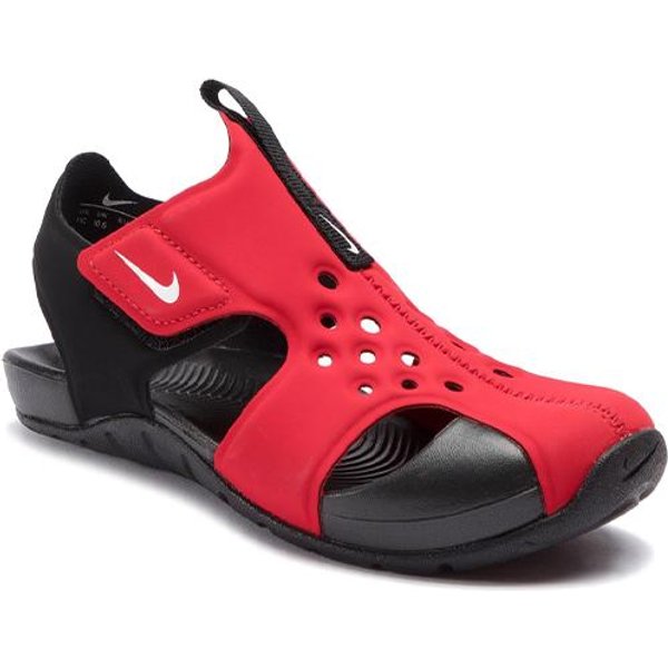 SandałY DziecięCe Nike Sunray Protect 2 Czarne Czerwone Dzieci W Wieku 3-7 Lat 943826-601 35-image