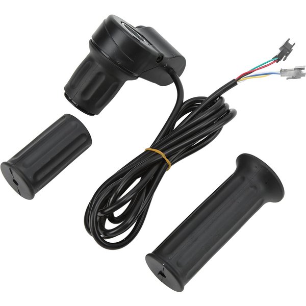 1 Par Acelerador De Media EmpuñAdura 12V‑99V Control Universal De 3 Velocidades EmpuñAdura Giratoria Aceleradora Para Bicicleta EléCtrica Scooter-image