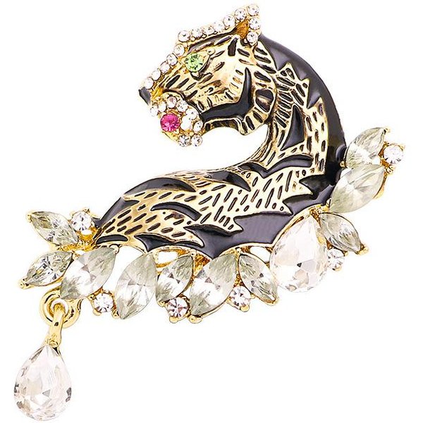 Broches De Tigre De PedreríA Para Mujer Hombre Fiesta Casual Pines De Broche Regalos-image