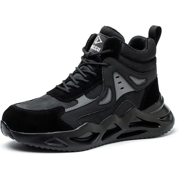 Lekkie Buty Robocze Ochronne MęSkie Damskie Buty Ze Stalowym Noskiem Niezniszczalne Buty Robocze Odporne Na Przebicie Ochronne Trampki Robocze 38-image