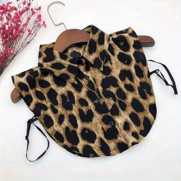 Cuello Postizo Vintage Desmontable Para Camisa Falso Cuello Para Mujer Blusa SuéTer Solapa Ropa Accesorios Black-image