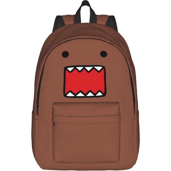 Meme Domo Kun Plecak Nastolatka WytrzymałY Studencki Turystyczny PodróżNy Lalka Anime Plecak Dzienny Dla MężCzyzn Kobiet Torby Na Laptop PłóCienne M-image