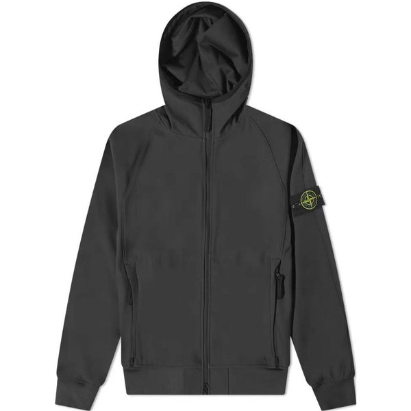 Chaqueta De Sarga Negra Stone Island Para Hombre, Prenda De Abrigo 781540927-V0029 S-image