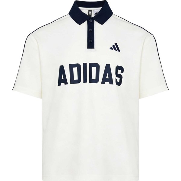 Adidas SS26 Camiseta Polo Deportiva Ligera CóModa Unisex Tops KW8117 L White-image