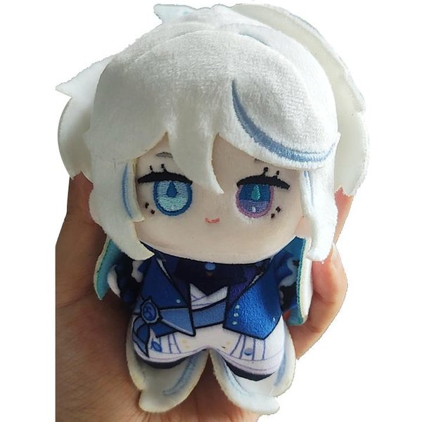 Peluche Furina De Genshin Impact De 10 Cm Peluche Focalors Personaje Del Juego Llavero Colgante Relleno DecoracióN Para Mochila De Fans Regalo De CumpleañOs 10Cm-image