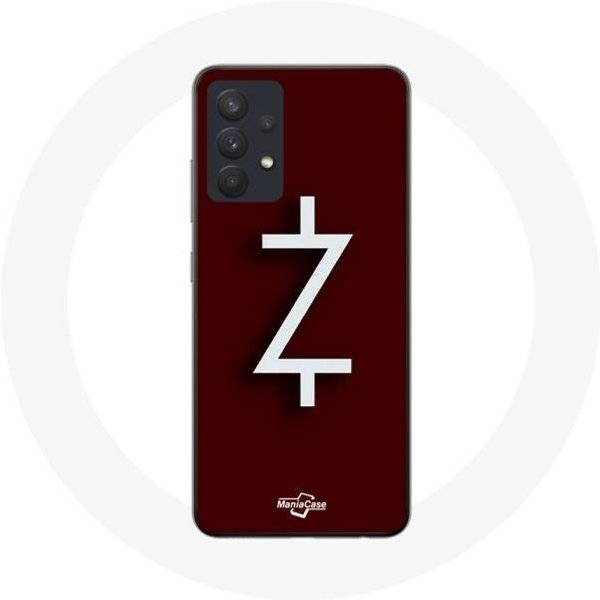 Funda Para Samsung Galaxy A13 4G / A13 4G Lite Ozark Temporada 4 Logo Z Blanco Fondo Rojo-image