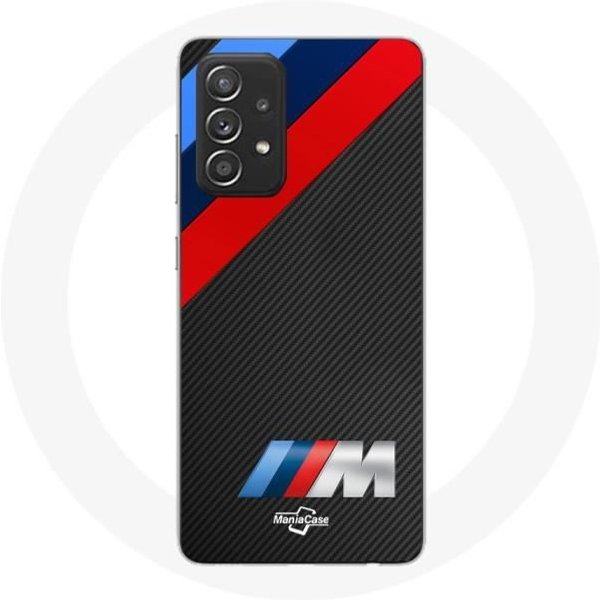 Etui - Maniacase - Samsung Galaxy A33 5G - Logo Bmw M - Karbonowe - MięKkie-image