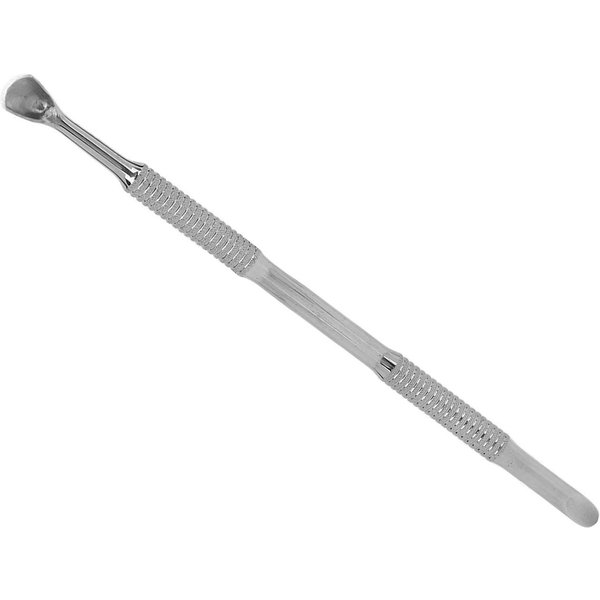 Empujador De CutíCulas Doble Cara Acero Inoxidable Antideslizante Herramienta Removedora De CutíCulas Para Manicura Pedicura Gray-image