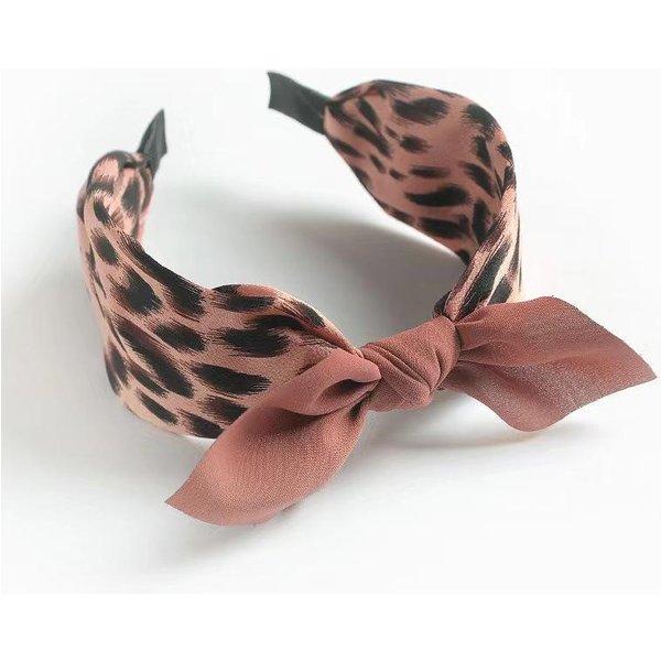 Nueva Diadema Retro Lazo Borde Ancho Diadema Tocados ÉTnicos Accesorios Para El Cabello De Mujer-image