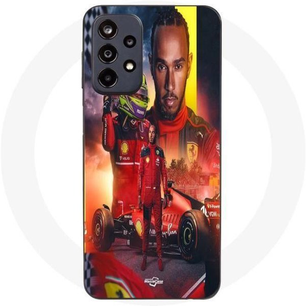 Funda Maniacase Para Samsung Galaxy A23 4G Lewis Hamilton Scuderia Ferrari F1 Oficial-image