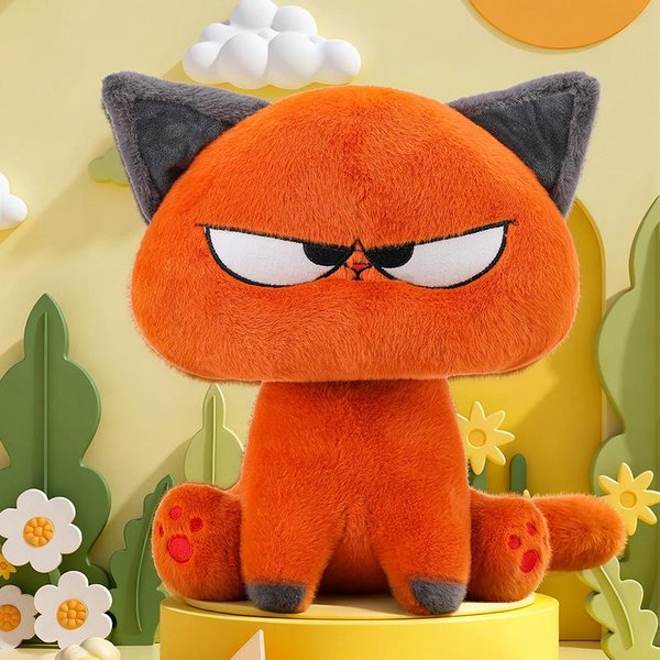 Lindo Juguete De Peluche De Gatito Animal De Peluche Creativo CojíN De Sofá Para NiñOs Regalo De CumpleañOs Navidad MuñEca Para Abrazar Al Dormir NiñAs Juguete Suave Para-image