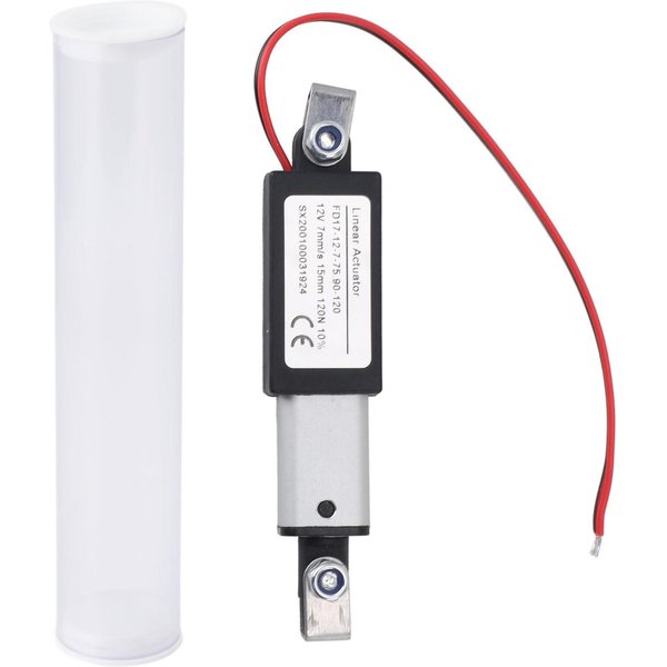 12V Elektryczny SiłOwnik Liniowy 15Mm Skok 120N WytrzymałY Miniaturowy Elektryczny SiłOwnik Liniowy Silnik Do-image