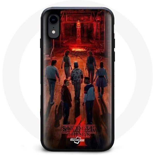 Funda Para Iphone X - Maniacase - Stranger Things - PóSter Tripulaciones - Fan Art - Temporada 4-image