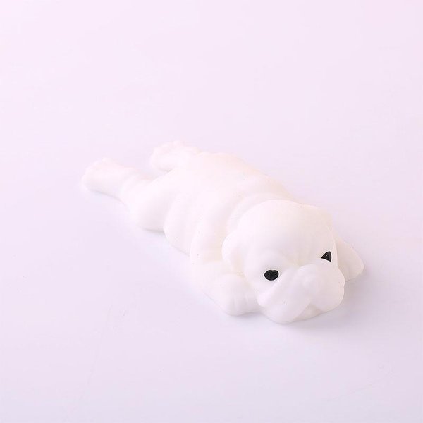 Taba Squishy Pieski MięKkie Kawaii Piesek Do ŚCiskania OdstresowująCe Sensoryczne Zabawki Nowość Zabawka Fidget Dla DorosłYch NastolatkóW Prezenty ŚWiąTeczne BiałY-image