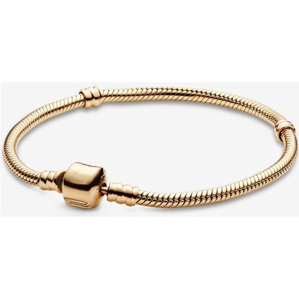 Pulseras De Plata De Ley 925 AutéNticas Moments, Cadena De Serpiente, Pulsera De Cuero Con Dijes, Dijes Originales Para Mujer, JoyeríA Diy 19Cm Beige-image