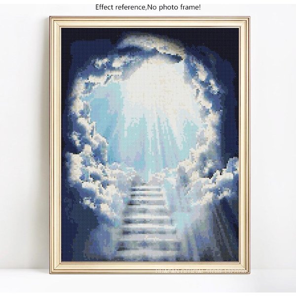 Diamentowe Malowanie PełNe WiertłO OkrąGłE Dekoracje DżEtóW ZdjęCia Diamentowe Hafty 20X30 Gray-image