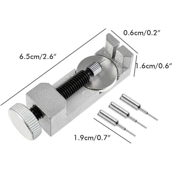 Kit Removedor De Eslabones De Reloj Herramienta Para Quitar Pasadores De Reloj Herramienta Para Quitar Correas De Reloj Kit De Herramientas De ReparacióN-image