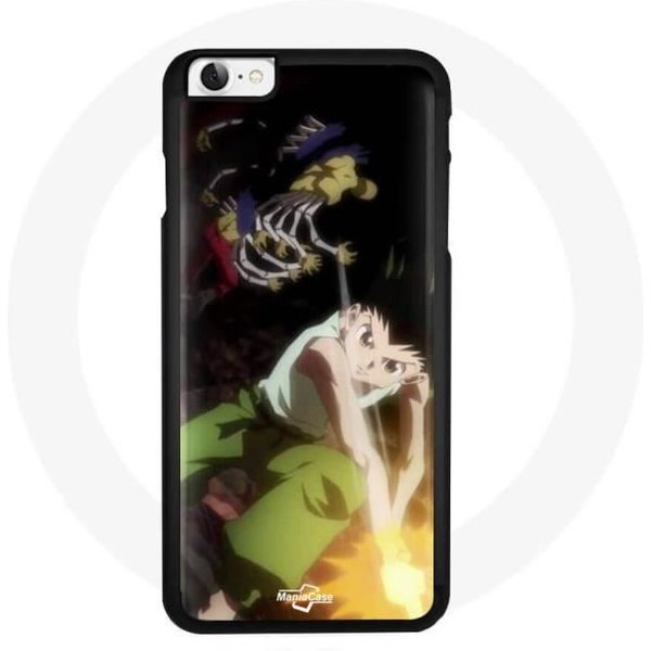 Funda Iphone 8 - Maniacase - Gon Hunter X Hunter - Flexible - Negra - Dibujo Animado-image