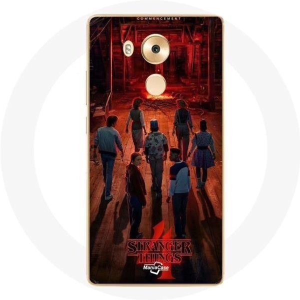 Funda Para Huawei Mate 8 Stranger Things PóSter Tripulaciones Fan Art Temporada 4-image