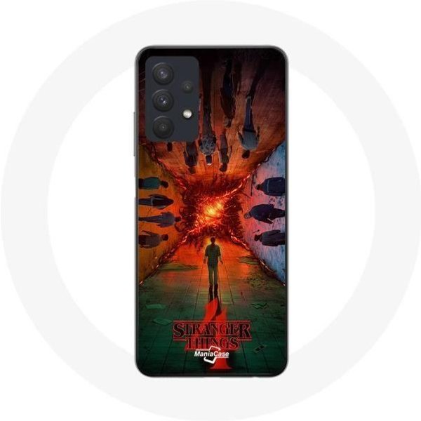 Funda - Stranger Things - Samsung Galaxy A32 5G - Flexible - Blanca - Mixta-image