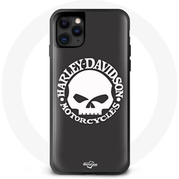 Funda - Maniacase - Iphone 12 - Negro - Flexible - Harley Davidson Negro-image
