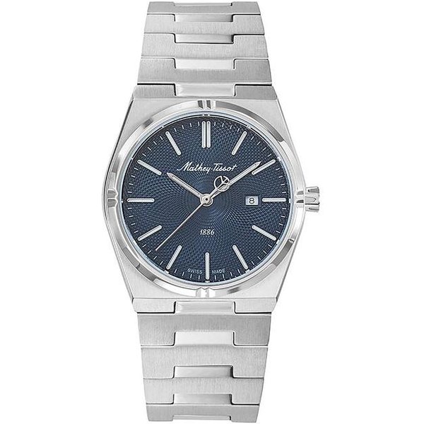Reloj De Mujer Mathey-Tissot Zeus Acero Inoxidable Esfera Azul Cuarzo D118ABU Azul-image
