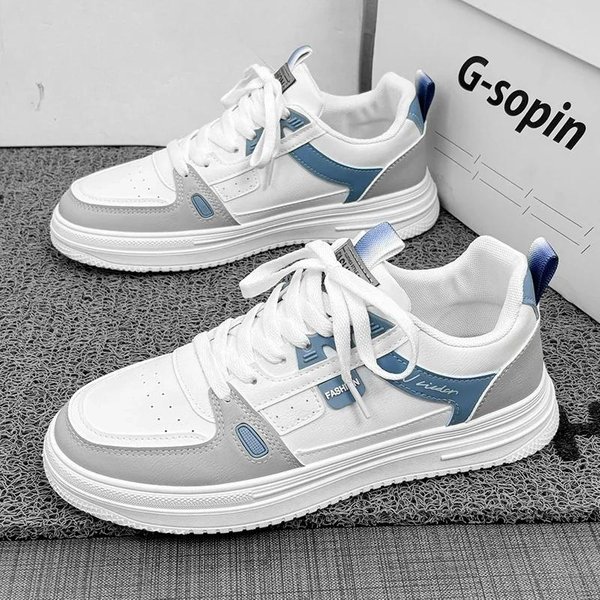 Zapatos De Skateboarding Hombre Zapatillas Casuales Vulcanizadas Zapatos Deportivos Para Caminar Hombre Zapatillas De Exterior Zapatillas Masculinas Zapatos Para Caminar 39-image