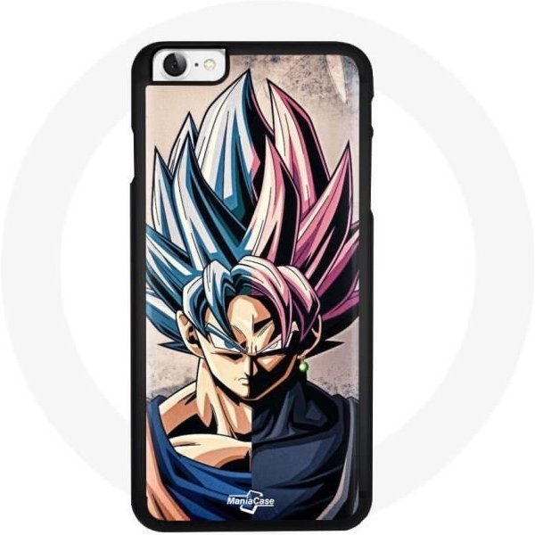Funda De TeléFono - Maniacase - Iphone 5 - Dragon Ball Goku - Flexible - DiseñO úNico Azul-image