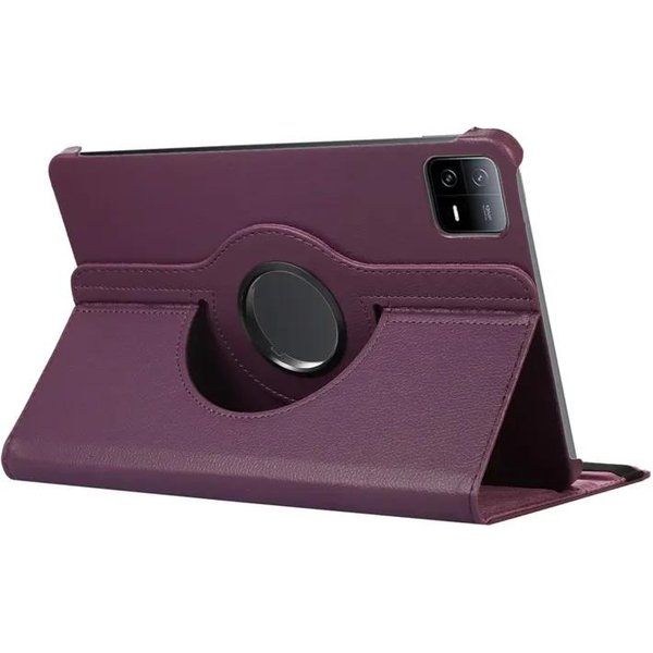 Etui Funda Dla Xiaomi Pad 7 Z Obracanym Stojakiem Ze SkóRy PU Do Etui Na Tablet Coque Xiaomi Pad 7 Pro 11,2 Cala Xiaomi Pad 7 11.2 Fioletowy-image