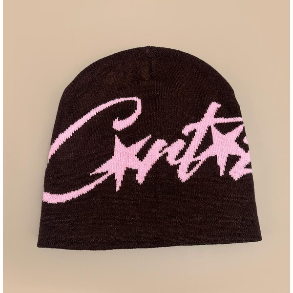 Hip Hop Street Corteiz Cruise Czapka Z Dzianiny MęSka Damska CiepłA Rapowa Osobowość Zimowa Czapka 54-60Cm Pink-image