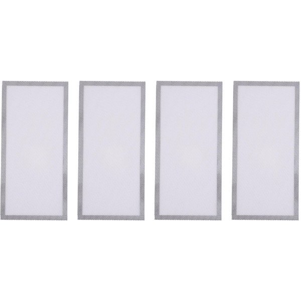 4 Szt. Magnetyczne OsłOny Na Kratki Wentylacyjne PodłOgowe 5,5X12 Cali Magnetyczna Siatka Z PVC Na Kratki Wentylacyjne Na śCianę Sufit BiałY-image