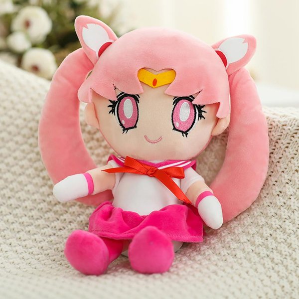 Japonia Anime Sailor Moon Pluszowe Zabawki Tsukino Usagi Kaiou Michi Pluszowa Lalka DziewczęCy WystróJ Pokoju Pluszowa Kawaii Dziewczyna Urodziny-image