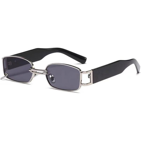 MałE Vintage Okulary PrzeciwsłOneczne MęSkie Retro ProstokąTne Okulary PrzeciwsłOneczne Wysokiej JakośCi Metalowa Oprawka Markowy Kwadratowe Okulary PrzeciwsłOneczne Other-image