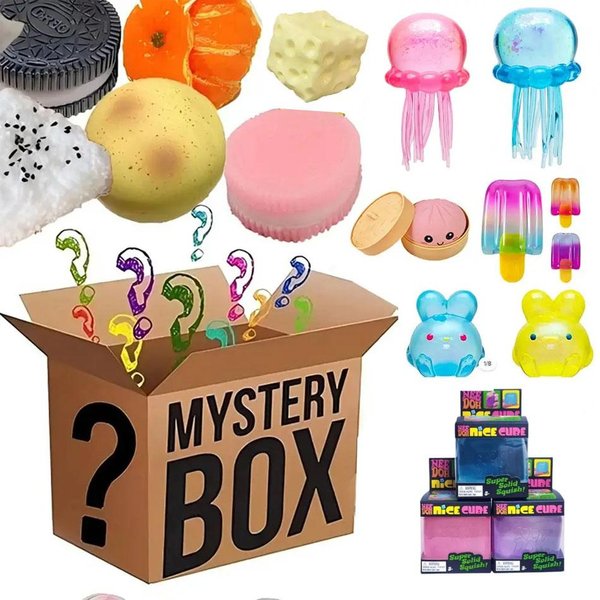 * Tajemnicza Paczka Kawaii ŁApka Kota Mochi Squishy Symulowane Jedzenie Fidget Toy Urocza Zabawka Do ŚCiskania Stopy Antystresowa OdstresowująCa-image