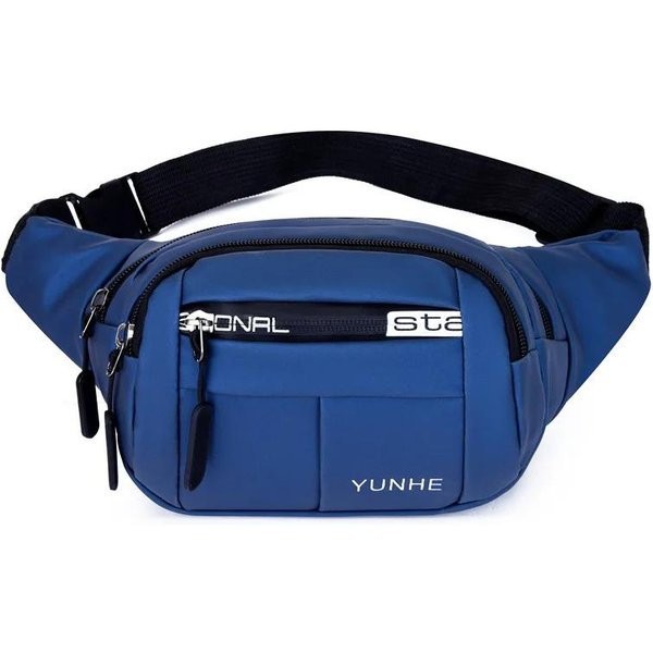 Unisex Wodoodporna Saszetka Biodrowa, Casualowa Torba Crossbody, Wielofunkcyjna Torba Na Klatkę Piersiową Do Sportu I PodróżY Niebieski-image