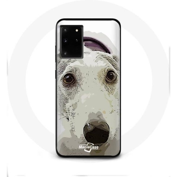 Funda - Samsung - Galaxy S11 Plus - Perro Pitbull - Flexible - Blanco Blanco-image