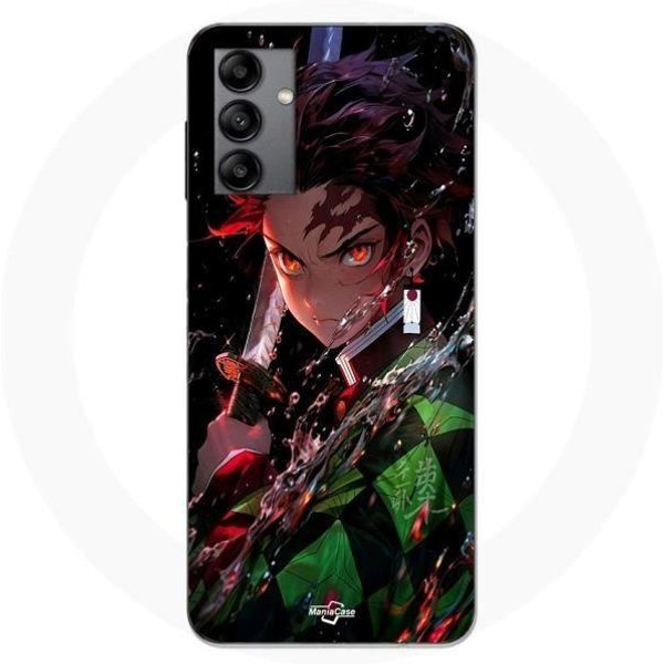 Funda - Maniacase - Samsung Galaxy A04S - Demon Slayer - Tanjiro Kamado - Flexible-image
