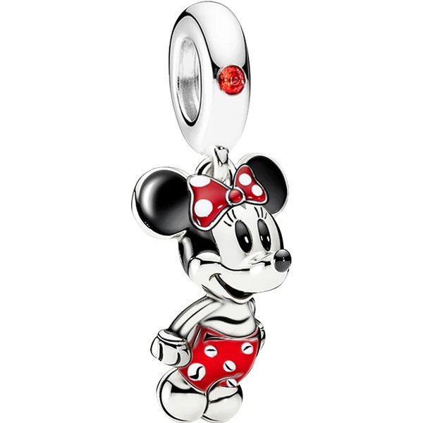 Danturn Plata 925 Amuletos Enredados Mickey Minnie Mulan Colgantes Para Mujeres FabricacióN De JoyeríA Pulseras Collar White-image