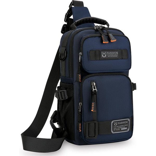 Modne MęSkie Saszetki Na Talię Torba Na Klatkę Piersiową Wysokiej JakośCi Oxford Torby Crossbody Dla MężCzyzn Modna Casualowa MęSka Torba Torebka MęSka Saszetka Na Klatkę Piersiową-image