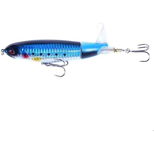 1 Szt. Whopper Plopper 10 Cm/13 G PrzynęTa WęDkarska Powierzchniowa Sztuczna Twarda PrzynęTa Plopper MięKki Obrotowy Ogon WęDkarski PrzynęTa WęDkarska-image